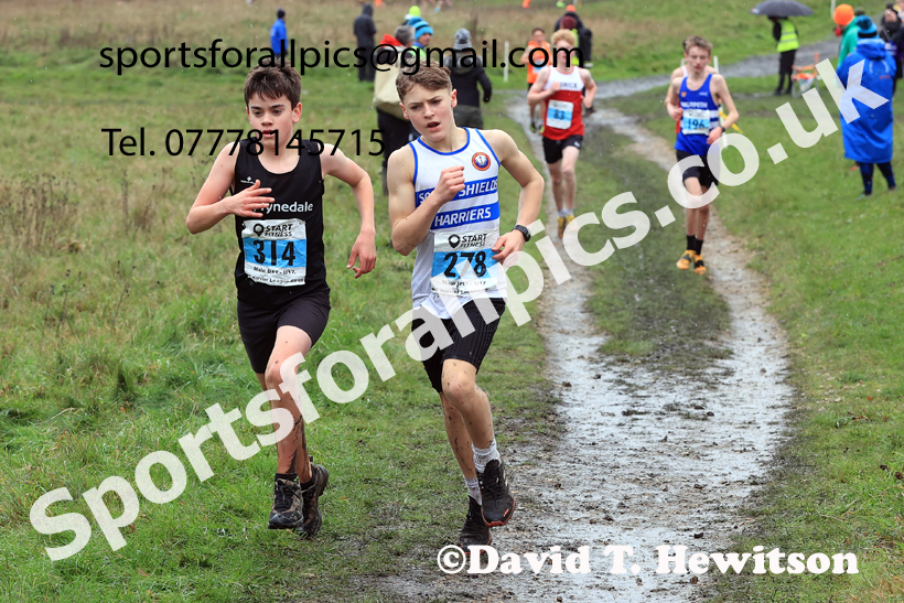 Boys Under-15s 2025 Start Fitness NEHL, Wrekenton, Gateshead, Sunday, November 23rd. Photo: David T. Hewitson/Sports for All Pics